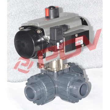 Plastic food water gas valve pneuamtic switch valve